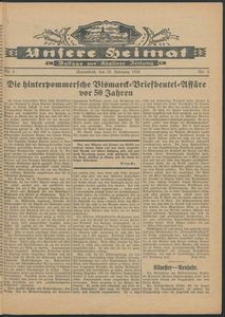 Unsere Heimat. Beilage zur Kösliner Zeitung Nr. 2/1934