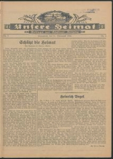 Unsere Heimat. Beilage zur K&ouml;sliner Zeitung Nr. 5/1934