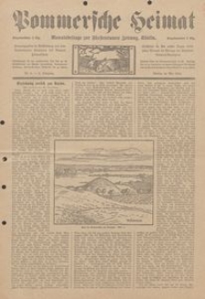 Pommersche Heimat. Monatsbeilage zur F&uuml;rstentumer Zeitung, K&ouml;slin Nr. 5/1913