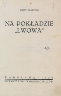 Na pokładzie "Lwowa"