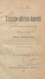 Z dziej&oacute;w odkrycia Ameryki