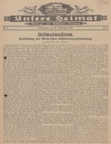 Unsere Heimat. Beilage zur K&ouml;sliner Zeitung Nr. 9/1930