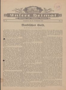 Unsere Heimat. Beilage zur K&ouml;sliner Zeitung Nr. 19/1930
