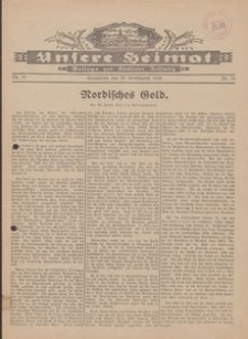 Unsere Heimat. Beilage zur Kösliner Zeitung Nr. 19/1930