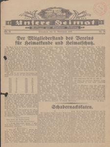 Unsere Heimat. Beilage zur K&ouml;sliner Zeitung Nr. 24/1930