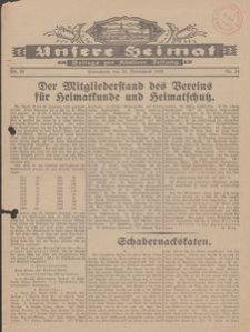 Unsere Heimat. Beilage zur Kösliner Zeitung Nr. 24/1930