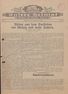 Unsere Heimat. Beilage zur K&ouml;sliner Zeitung Nr. 25/1930