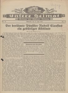 Unsere Heimat. Beilage zur K&ouml;sliner Zeitung Nr.10/1933