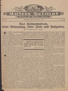 Unsere Heimat. Beilage zur Kösliner Zeitung Nr. 25/1927