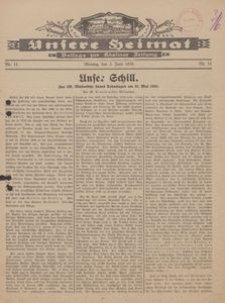 Unsere Heimat. Beilage zur Kösliner Zeitung Nr. 11/1929