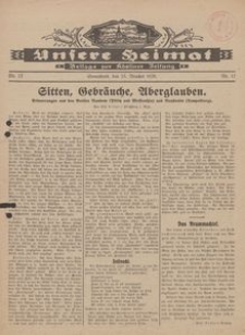 Unsere Heimat. Beilage zur K&ouml;sliner Zeitung Nr. 12/1929