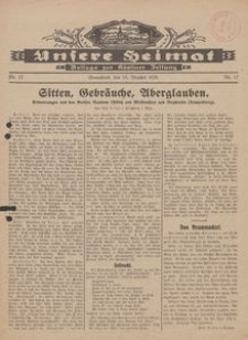 Unsere Heimat. Beilage zur Kösliner Zeitung Nr. 12/1929