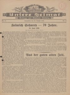 Unsere Heimat. Beilage zur Kösliner Zeitung Nr. 13/1929