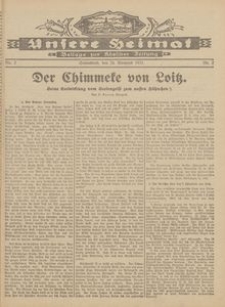 Unsere Heimat. Beilage zur Kösliner Zeitung Nr. 2/1931