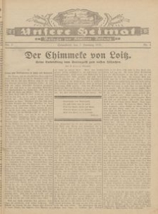 Unsere Heimat. Beilage zur Kösliner Zeitung Nr. 3/1931