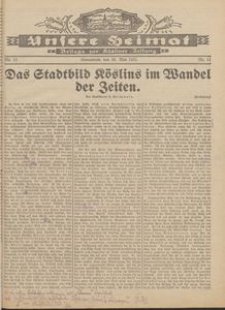 Unsere Heimat. Beilage zur Kösliner Zeitung Nr. 11/1931