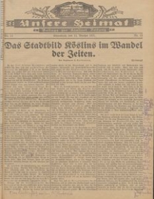Unsere Heimat. Beilage zur Kösliner Zeitung Nr. 12/1931