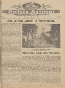 Unsere Heimat. Beilage zur Kösliner Zeitung Nr. 15/1931