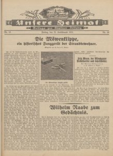 Unsere Heimat. Beilage zur K&ouml;sliner Zeitung Nr. 19/1931