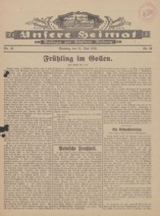 Unsere Heimat. Beilage zur K&ouml;sliner Zeitung Nr. 10/1929