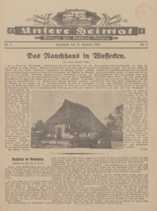 Unsere Heimat. Beilage zur K&ouml;sliner Zeitung Nr. 2/1928