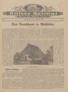 Unsere Heimat. Beilage zur Kösliner Zeitung Nr. 2/1928