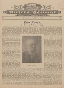 Unsere Heimat. Beilage zur Kösliner Zeitung Nr. 8/1928