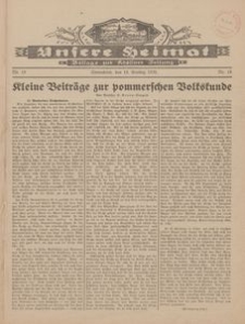 Unsere Heimat. Beilage zur Kösliner Zeitung Nr. 18/1928