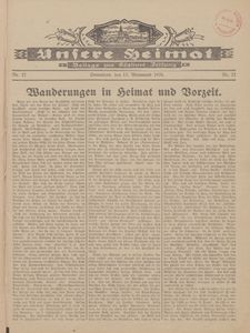 Unsere Heimat. Beilage zur Kösliner Zeitung Nr. 22/1928