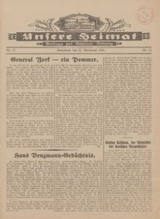 Unsere Heimat. Beilage zur Kösliner Zeitung Nr. 23/1928