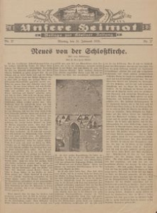 Unsere Heimat. Beilage zur K&ouml;sliner Zeitung Nr. 27/1928