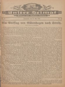 Unsere Heimat. Beilage zur Kösliner Zeitung Nr. 10/1926