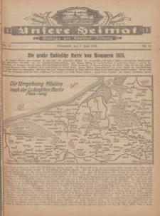 Unsere Heimat. Beilage zur K&ouml;sliner Zeitung Nr. 11/1926