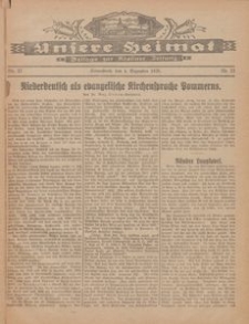 Unsere Heimat. Beilage zur Kösliner Zeitung Nr. 22/1926