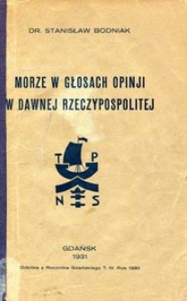 Morze w głosach opinji w dawnej Rzeczypospolitej