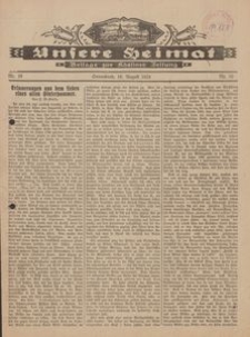 Unsere Heimat. Beilage zur K&ouml;sliner Zeitung Nr. 10/1924