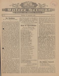 Unsere Heimat. Beilage zur K&ouml;sliner Zeitung Nr. 11/1924