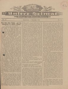 Unsere Heimat. Beilage zur K&ouml;sliner Zeitung Nr. 13/1924