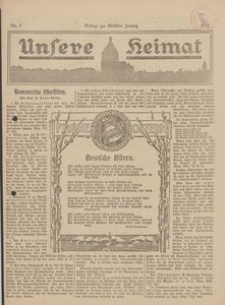 Unsere Heimat. Beilage zur Kösliner Zeitung Nr. 4/1922