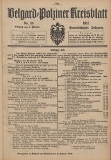 Belgard-Polziner Kreisblatt, 1913, Nr 10