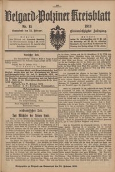 Belgard-Polziner Kreisblatt, 1913, Nr 15
