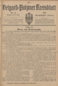 Belgard-Polziner Kreisblatt, 1913, Nr 20