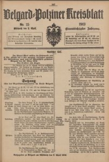 Belgard-Polziner Kreisblatt, 1913, Nr 25