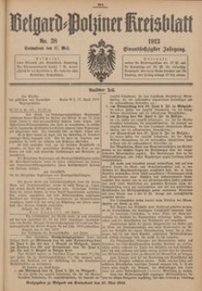 Belgard-Polziner Kreisblatt, 1913, Nr 38