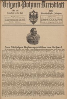 Belgard-Polziner Kreisblatt, 1913, Nr 46