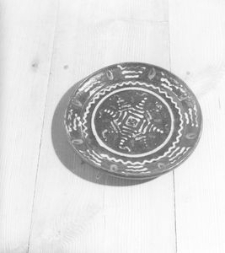 Talerz malowany - Kościerzyna