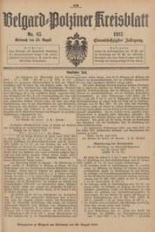 Belgard-Polziner Kreisblatt, 1913, Nr 65