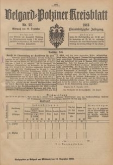 Belgard-Polziner Kreisblatt, 1913, Nr 97