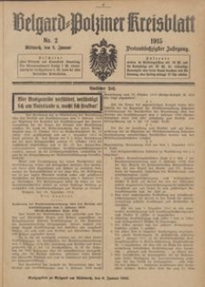 Belgard-Polziner Kreisblatt, 1915, Nr 2