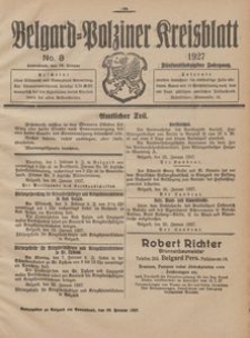 Belgard-Polziner Kreisblatt, 1927, Nr 8